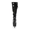 Pleaser - DELIGHT2029 Plateau Laarzen - Zwart Product image